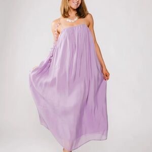 Flowy Lavender Maxi Dress